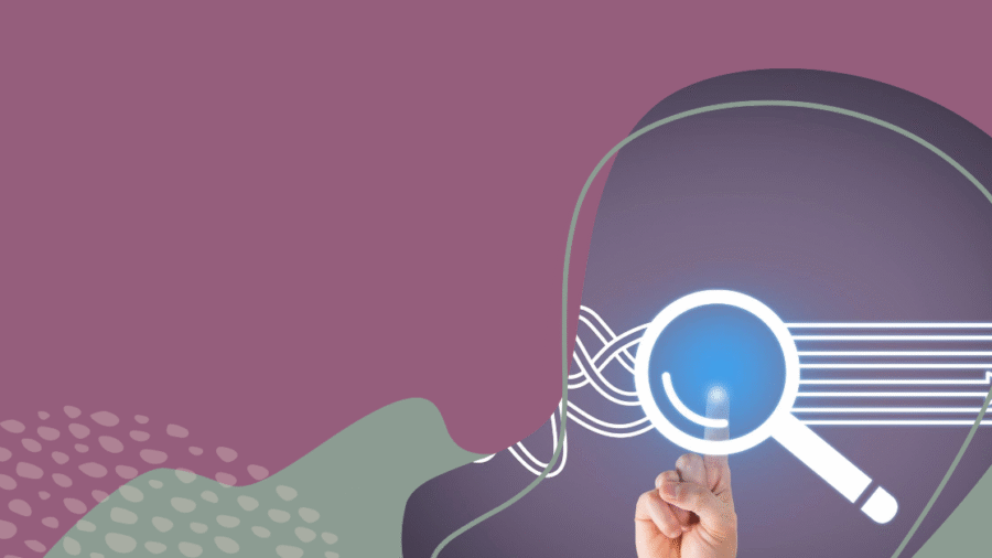 Promotional graphic for HRMS Globex featuring a magnifying glass and the text 'SIMPLIFY YOUR WORKFORCE MANAGEMENT With HRMS Globex' on a purple background.