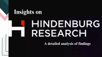 Hindenburg Research logo with the text "Insights on Hindenburg Research" and "A detailed analysis of findings.